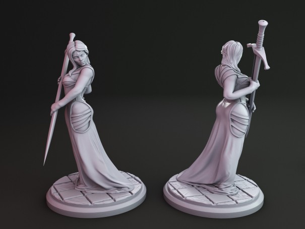 Fantasy Woman "Serena" miniature