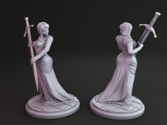 Miniatura de Fantasy Woman "Serena" 2