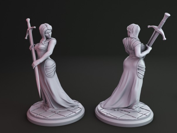 Miniatura de Fantasy Woman "Serena"