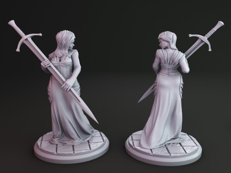 Fantasy Woman "Serena" miniature