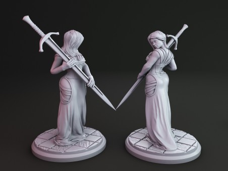 Fantasy Woman "Serena" miniature