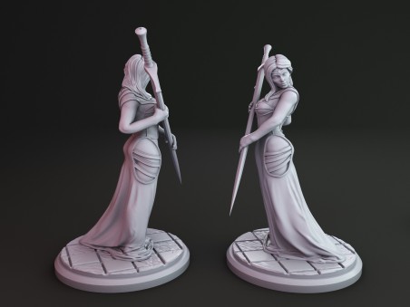 Fantasy Woman "Serena" miniature