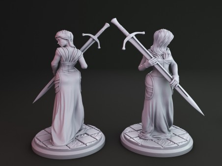 Fantasy Woman "Serena" miniature