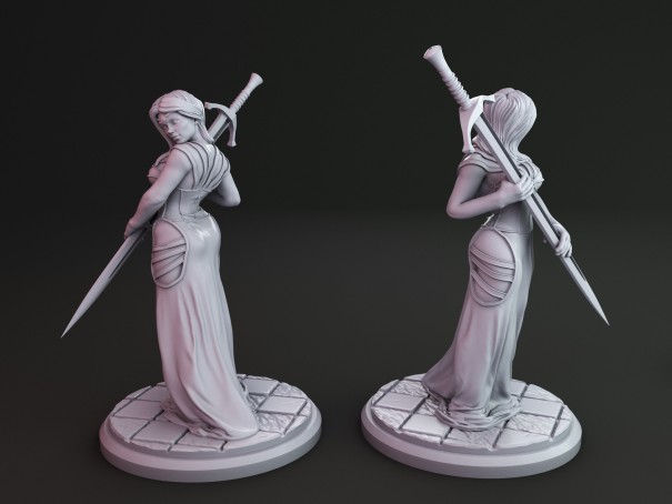 Miniatura de Fantasy Woman "Serena"