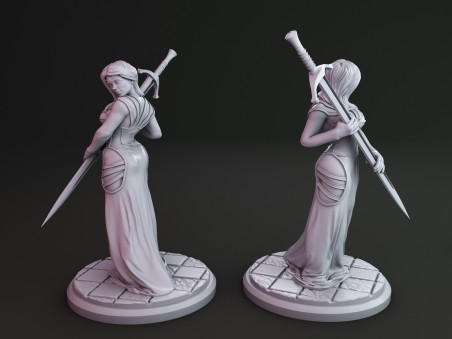 Fantasy Woman "Serena" miniature