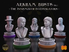 Lovecraft Investigator Busts Vol.7 – Investigadores de La Conspiración de Innsmouth