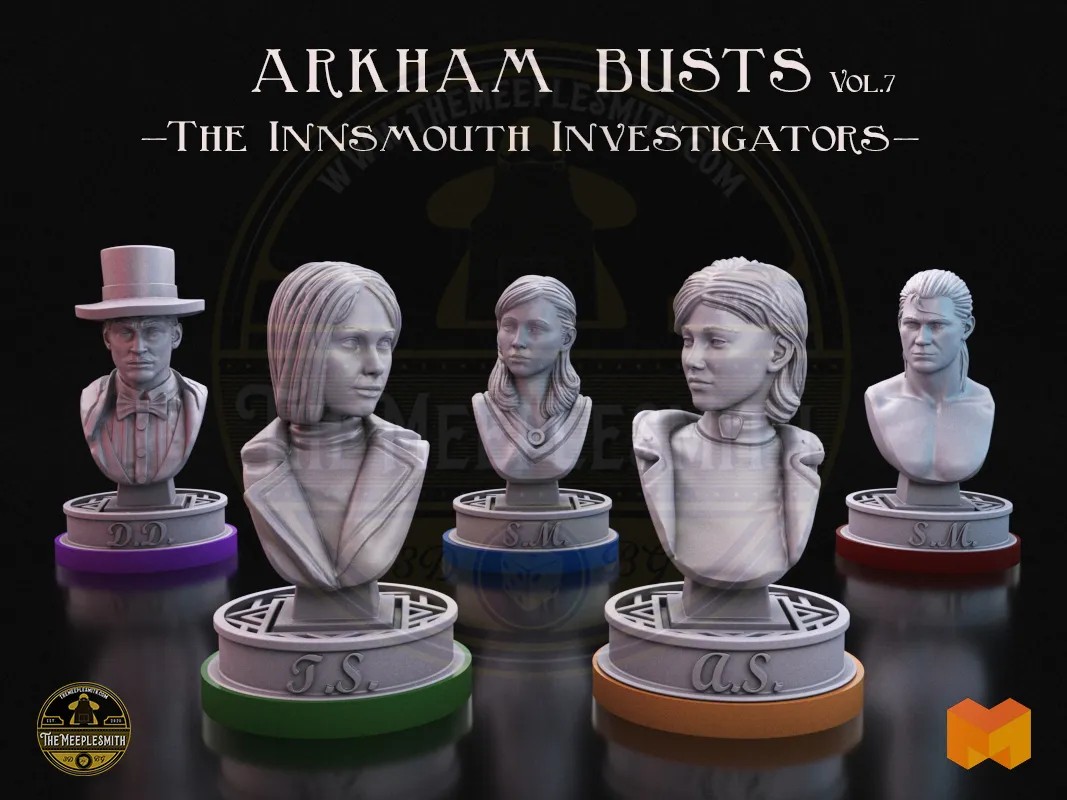 Lovecraft Investigator Busts Vol.7 – Investigadores de La Conspiración de Innsmouth