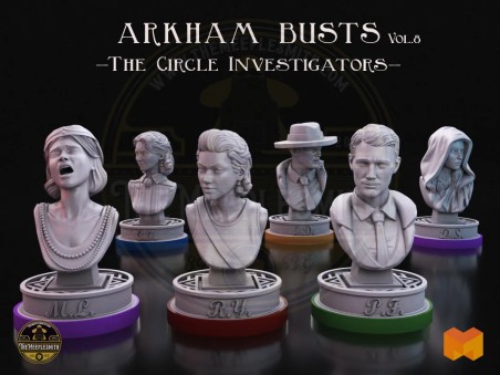 Lovecraft Investigator Busts Vol.8 – Investigadores de El Círculo Roto