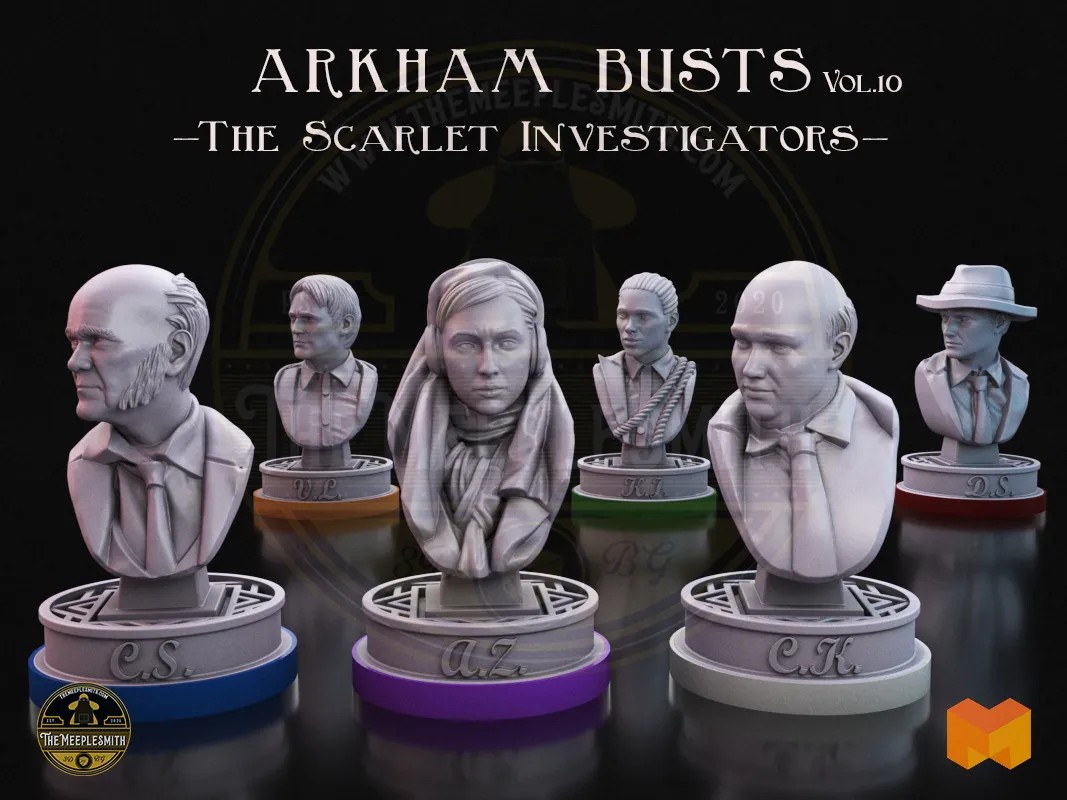 Lovecraft Investigator Busts Vol.10 – Investigadores de Las Llaves Escarlata