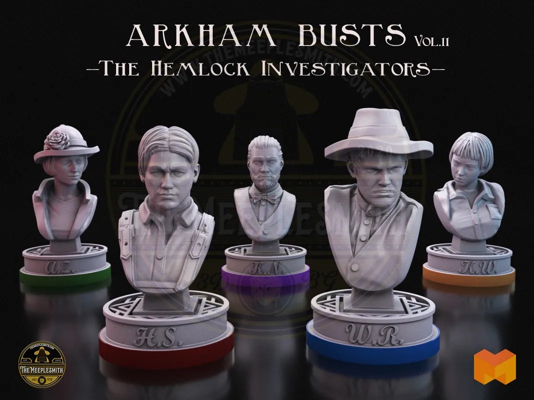 Lovecraft Investigator Busts Vol.11 – Investigadores del valle de la Cicuta