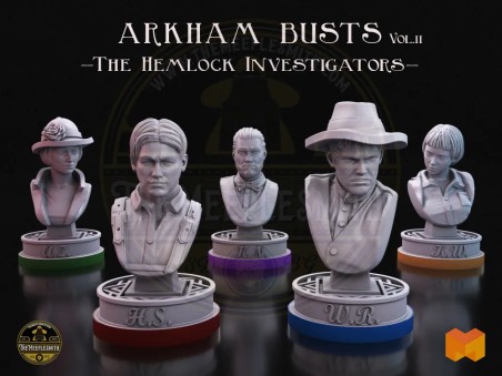 Lovecraft Investigator Busts Vol.11 – The Hemlock Vale Investigators