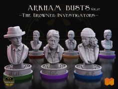 Lovecraft Investigator Busts Vol.12 – Investigadores de La Ciudad Sumergida
