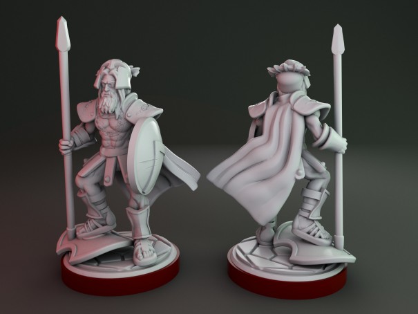 Miniatura del Rey Leonidas