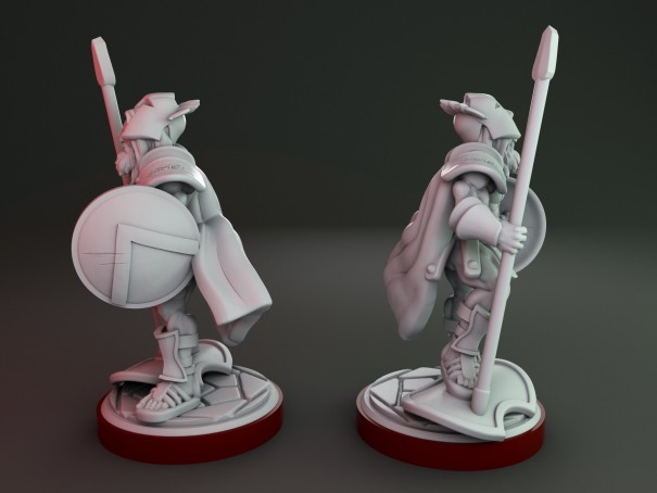 Miniatura del Rey Leonidas