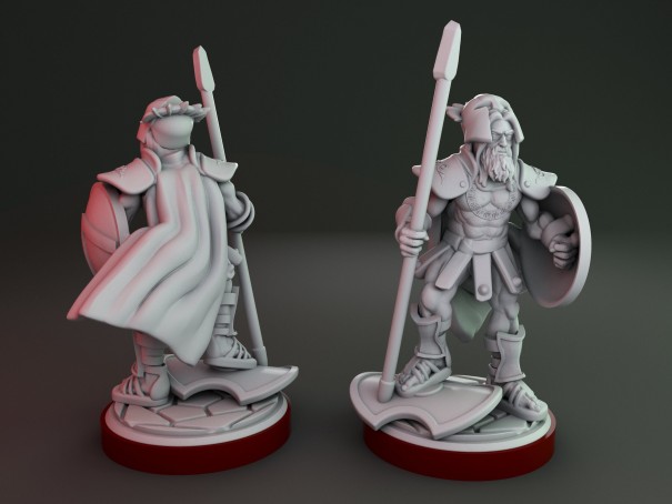 Miniatura del Rey Leonidas