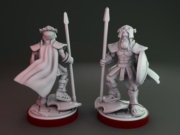 Miniatura del Rey Leonidas