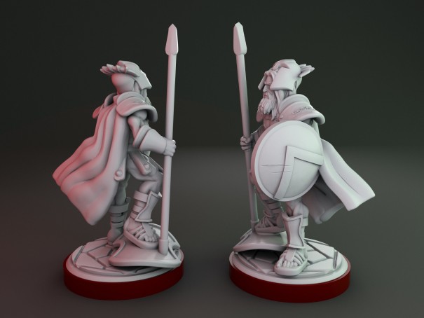 Miniatura del Rey Leonidas