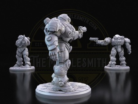 Frontier Marine 1 – Sci-Fi Armored Soldier Miniature