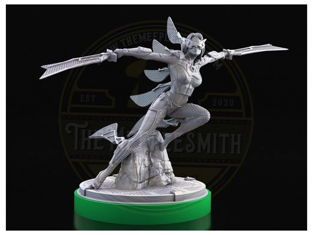 Cyberblade – Futuristic Warrior Miniature