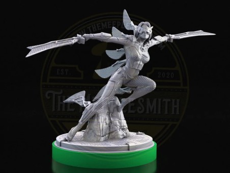 Cyberblade – Miniatura de Guerrera Futurista