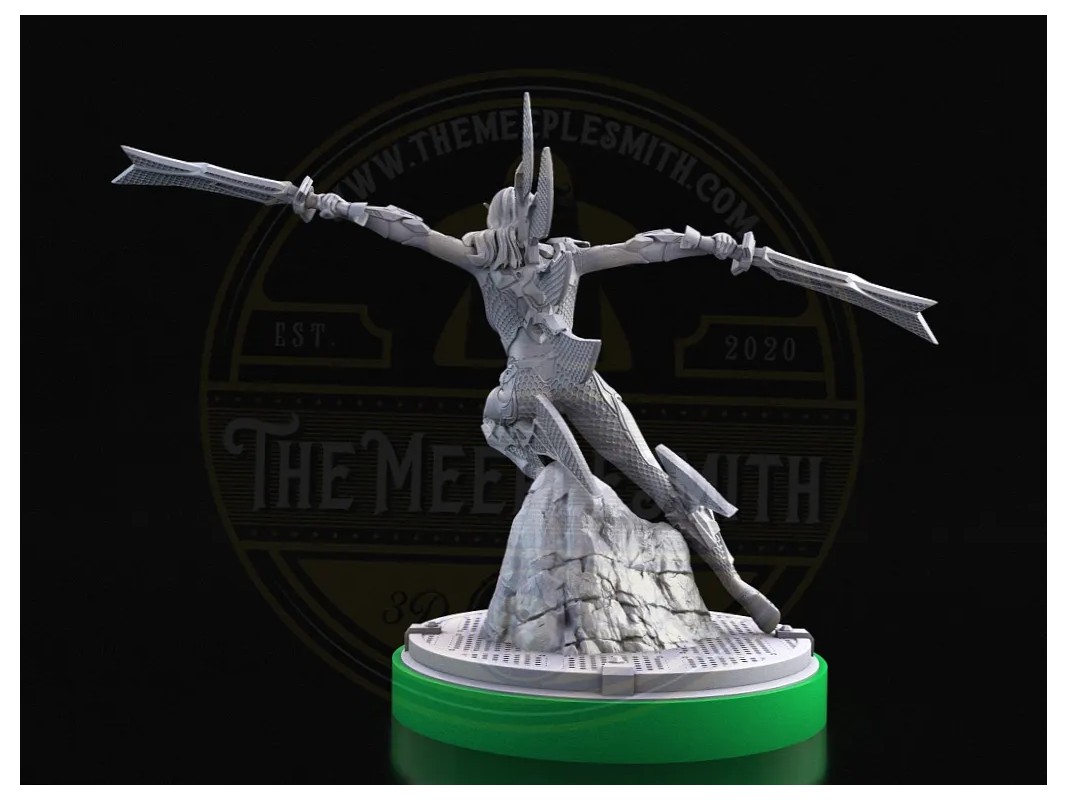 Cyberblade – Miniatura de Guerrera Futurista