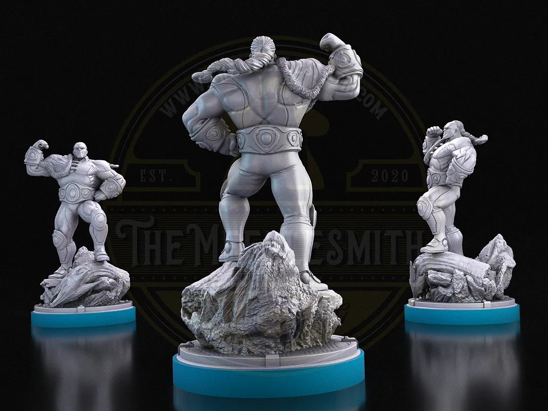 Arena Champion – Armored Warrior Miniature