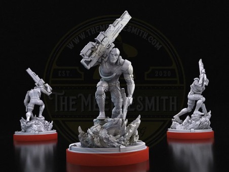 Cybernetic Enforcer – Miniatura de Cíborg Futurista