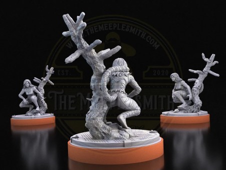 Feral Huntress – Miniatura de Guerrera Felina