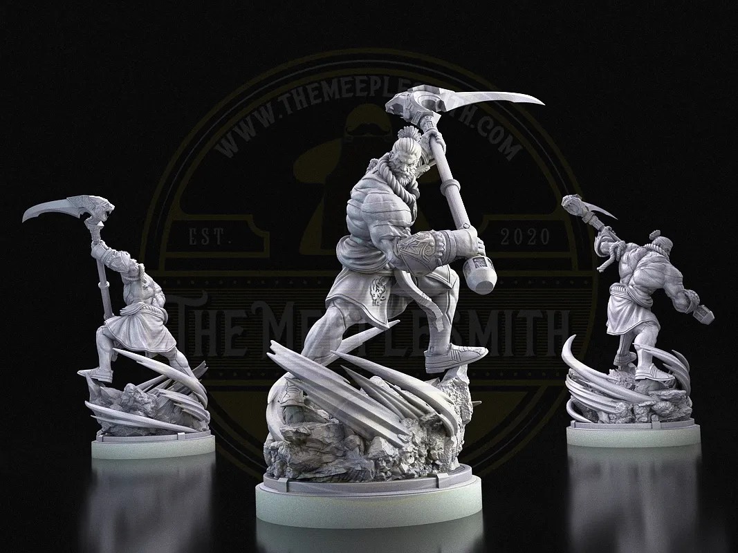 Savage Warlord – Miniatura de Guerrero Bárbaro