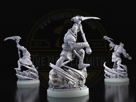 Savage Warlord – Barbarian Warrior Miniature