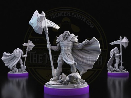 Serpent King – Armored Warlord Miniature