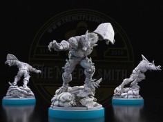 Wolf Sentinel – Monstrous Super Soldier Miniature