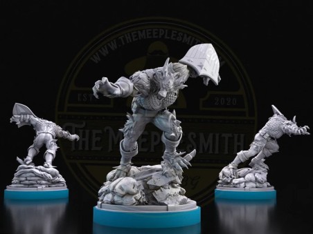 Wolf Sentinel – Monstrous Super Soldier Miniature