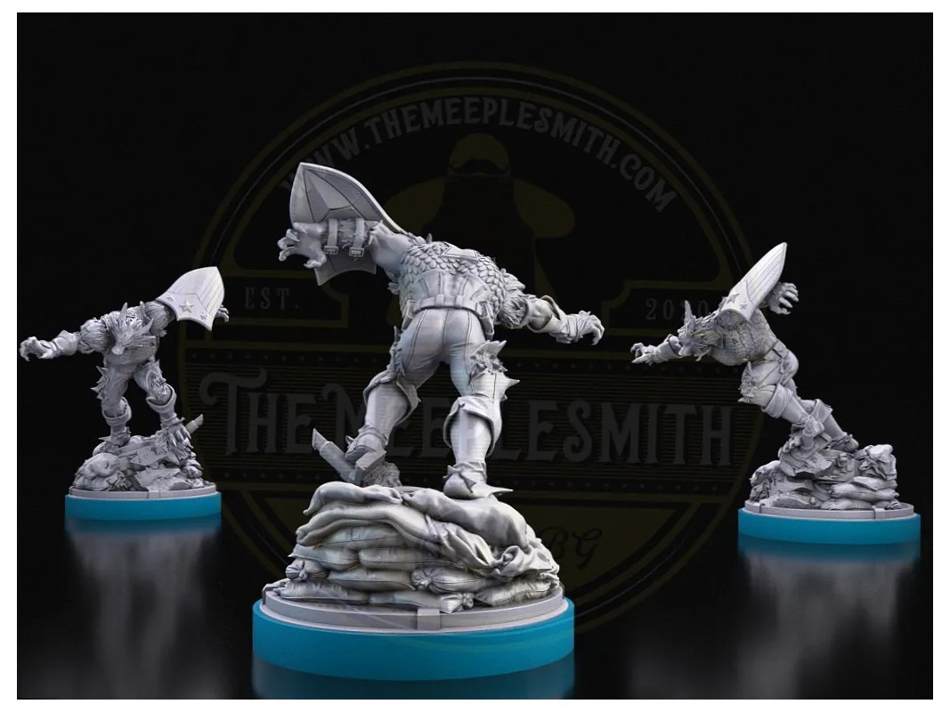 Wolf Sentinel – Miniatura de Supersoldado Licántropo