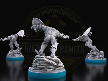 Wolf Sentinel – Monstrous Super Soldier Miniature