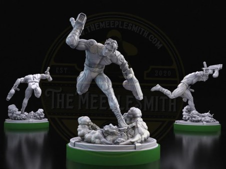 Cosmic Renegade – Dual Blaster Hero Miniature