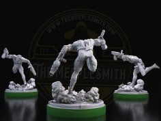 Cosmic Renegade – Dual Blaster Hero Miniature 2