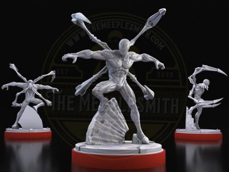 Arachnid Overlord – Mechanical Spider Hero Miniature