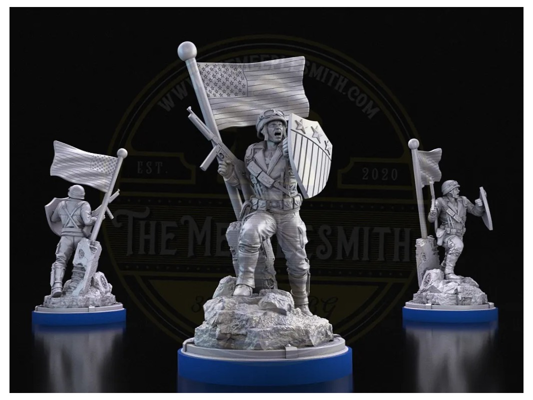 Liberty Vanguard – WWII Super Soldier Miniature