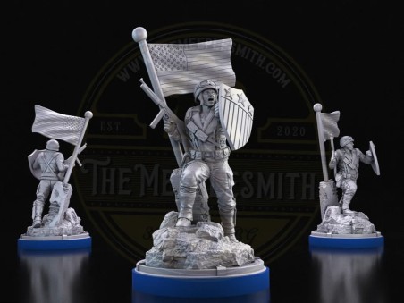 Liberty Vanguard – WWII Super Soldier Miniature