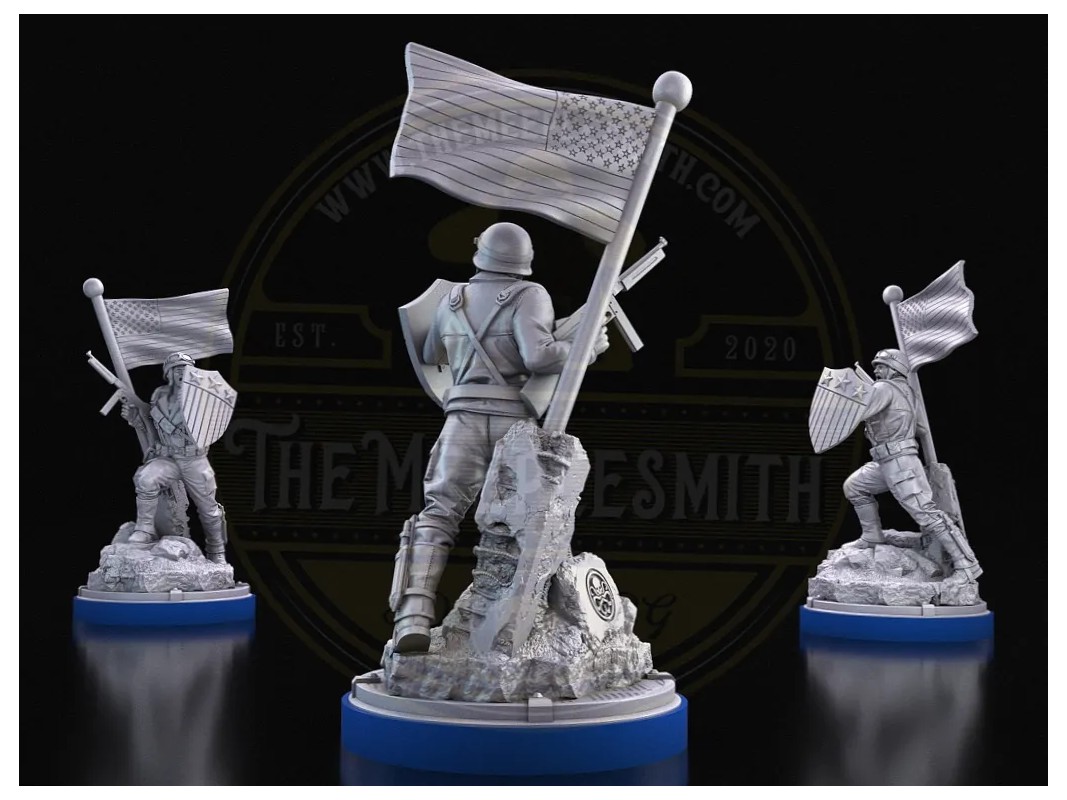 Liberty Vanguard – WWII Super Soldier Miniature