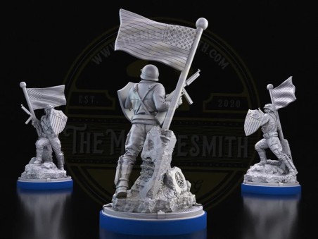 Liberty Vanguard – Miniatura de Supersoldado de la Segunda Guerra Mundial
