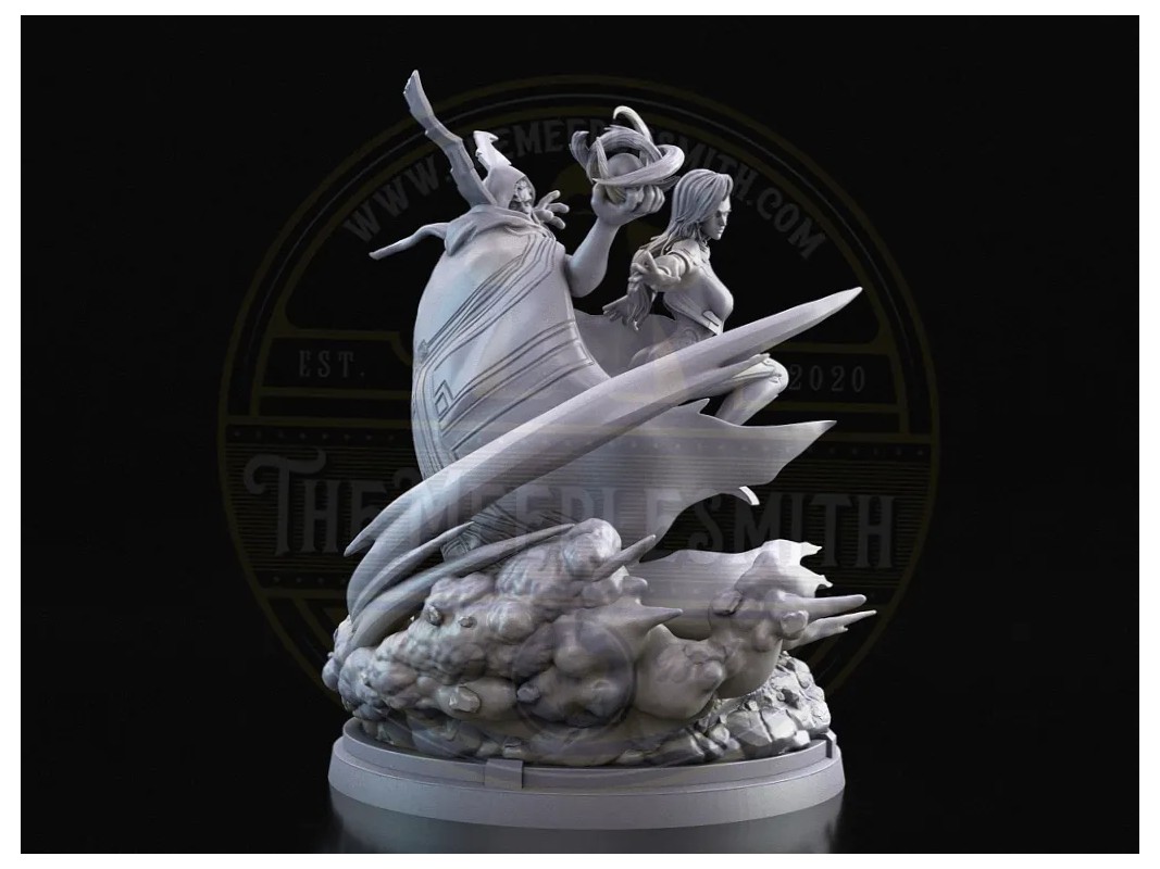 Shadow & Light – Dual Superhero Miniature