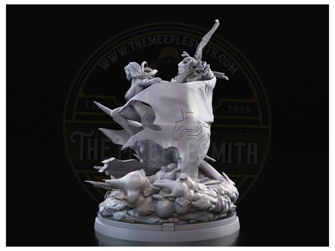Shadow & Light – Dual Superhero Miniature