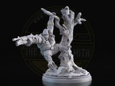 Jungle Enforcer – Miniatura de Gorila Guerrero Armado