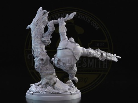 Jungle Enforcer – Miniatura de Gorila Guerrero Armado
