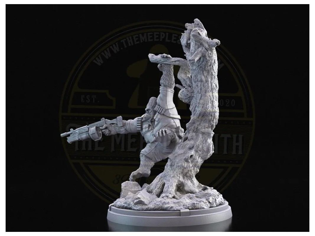 Jungle Enforcer – Miniatura de Gorila Guerrero Armado