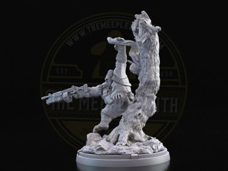Jungle Enforcer – Miniatura de Gorila Guerrero Armado