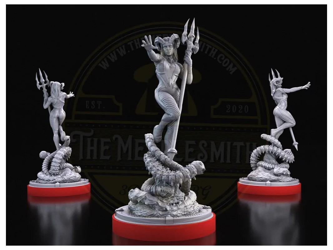 Hechicera Infernal – Miniatura de Reina Demoníaca