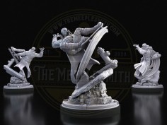 Midnight Vigilante – Urban Combat Hero Miniature